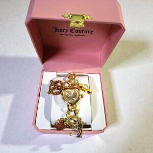 Juicy Couture Gold – tone NYC-Themed Charm Watch NIB